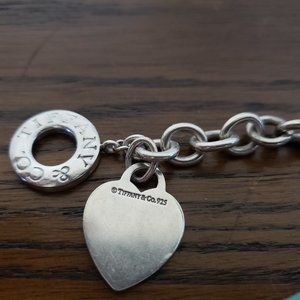 Tiffany & Co. Toggle Bracelet with Heart Tag